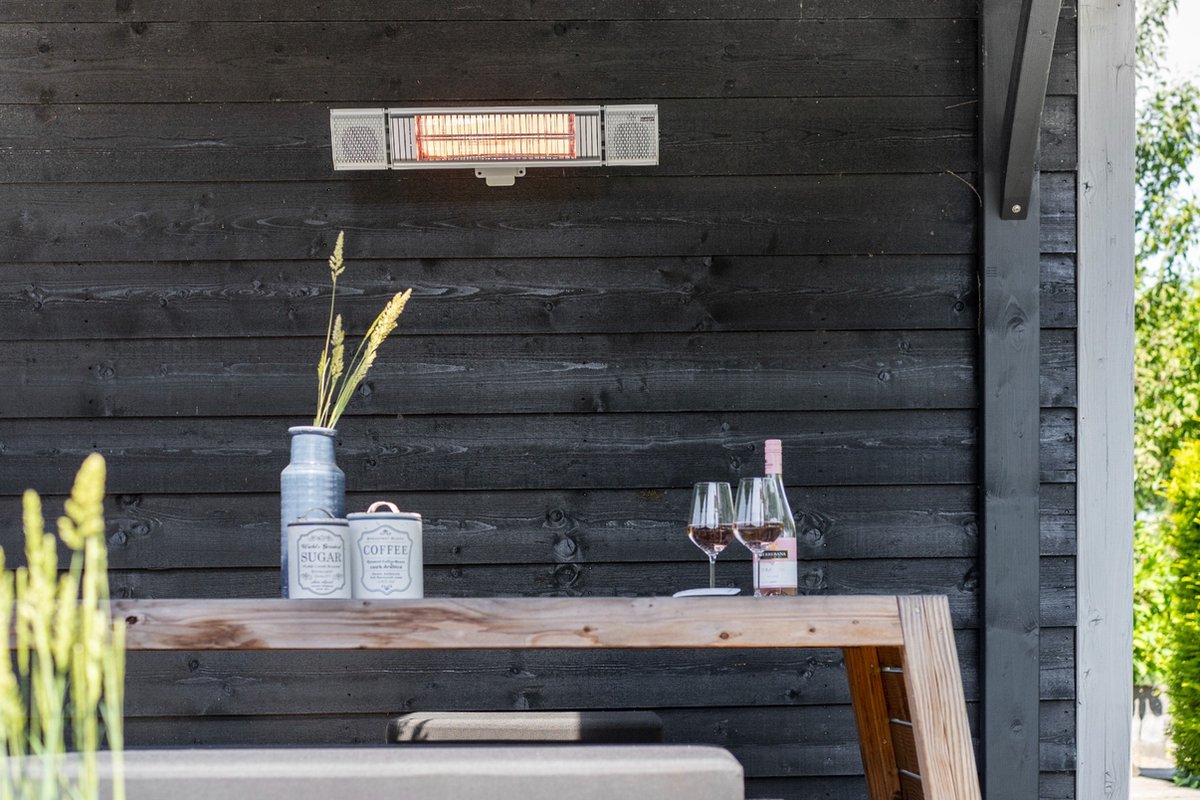 Eurom Heat and Beat - Patio heater with speaker - Grey