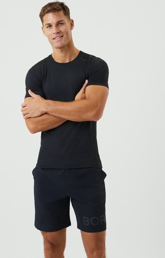 T-shirt technique Björn Borg - noir - Taille : XL