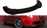 Maxton Design Voorspoiler Splitter Spoiler Lip Alfa Romeo MITO Hoogglans Zwart
