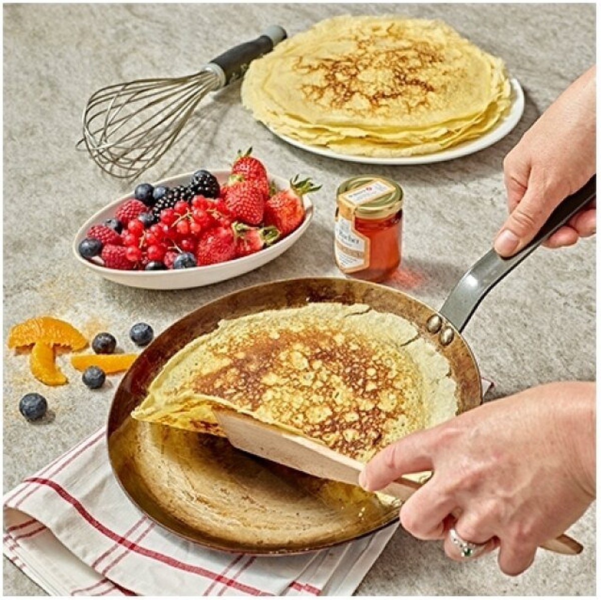 de Buyer Acier Carbone Plus-pancake pan, 30 cm 5120.30