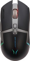 MEDION ERAZER Supporter P13 Gaming Mouse, DPI-Switch, 7 boutons programmables, éclairage RGB, utilisable avec ou sans fil