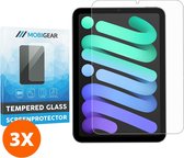 Mobigear Screenprotector geschikt voor Apple iPad Mini 6 (2021) Glazen | Mobigear Screenprotector - Case Friendly (3-Pack)