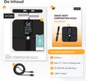 Contenu de l'emballage : boîte cadeau, balance Robi S11, manuel et câble USB.