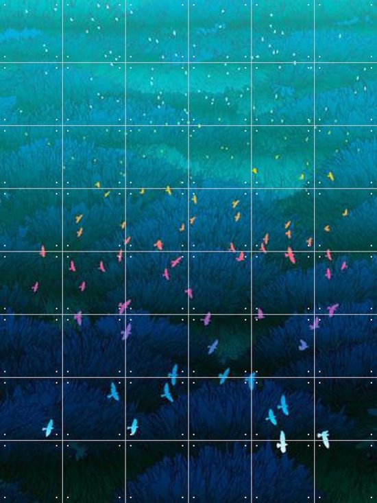 IXXI Amazonian Flight - Wanddecoratie - Abstract - 120 x 160 cm
