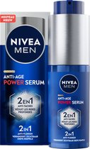 NIVEA MEN Anti-Age 2in1 Power Serum Gezicht - Creme - Rijpere huid - Gezichtsserum Met hyaluronzuur en Luminous630 - Egaliseert en hydrateert - 30 ml
