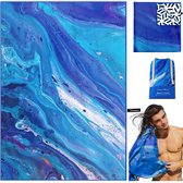 Drap de plage - Drap de bain - Diveblues® - UltraSoft - 145 x 200 cm XXL