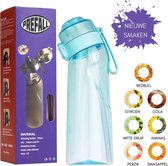 PRE FALL® Tasty Air Blue Drinkfles - Up Starterskit Met 7 Verschillende Smaken - Hydraterend - Geurwater - Vegan - Bio - BPA vrij