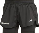 adidas Performance Ultimate Two-in-One Short - Dames - Zwart- XL