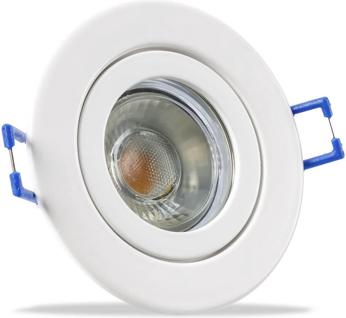 IP44 LED Inbouwspot Lucy - badkamer of buiten - Ronde spot - Wit - Koel Wit - 4000K - 4 Watt - Philips