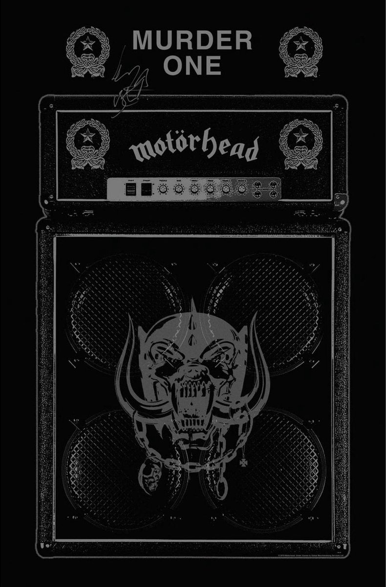 Motorhead Textiel Poster Murder One Multicolours