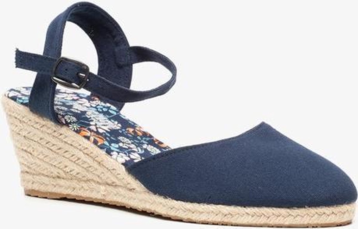 Blauwe dames espadrilles - Blauw - Maat 39