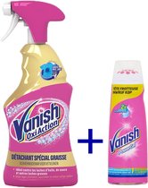 Vanish Oxi action gold vlekverwijderaar spray 500ml + Vanish vlekverwijderaar voorbehandeling gel 200ml