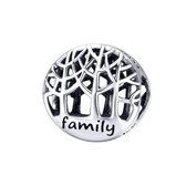 Tree of life family bedel | boom des levens bead | Zilverana | geschikt voor Biagi , Pandora , Trollbeads armband | 925 zilver