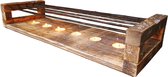 Encommium Zin onderwerpen Rechaud warmhoudplaat met waxinelichtjes – houten richauds 58 cm |  GerichteKeuze | bol.com