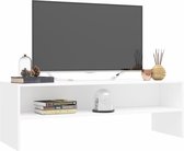Tv-meubel 120x40x40 cm spaanplaat wit