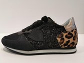 Philippe Model Junior Glitter Leo Noir Maat 34