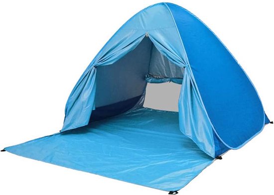 Tente Pop up - Tente de plage - Pliable - Blauw | bol.com