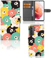 Wallet Bookcase Samsung Galaxy S21 Telefoonhoesje Bears