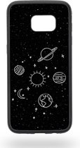 Planets of the galaxy Telefoonhoesje - Samsung Galaxy S7 Edge