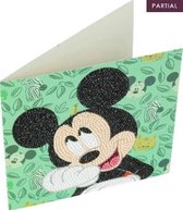 Crystal Art Diamond Painting Kaart Mickey Mouse