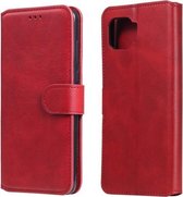 Voor Motorola Moto G 5G Plus Klassieke Kalfsstructuur PU + TPU Horizontale Flip Leren Case, met Houder & Kaartsleuven & Portemonnee (Rood)