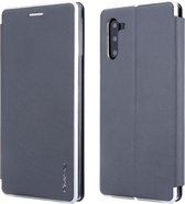 Voor Galaxy Note 10 CMai2 Linglong Series PC + PU horizontale flip lederen tas met houder en kaartsleuf (grijs)