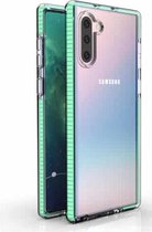 Voor Samsung Galaxy Note10 TPU tweekleurige schokbestendige beschermhoes (mintgroen)