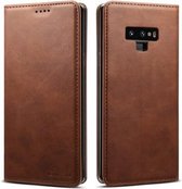 Suteni Calf Texture Horizontale Flip Leren Case met Houder & Kaartsleuven & Portemonnee voor Galaxy Note 9 (Bruin)