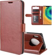 Voor Huawei Mate 30 Pro R64 Texture Single Fold Horizontale Flip Leather Case met houder & kaartsleuven & portemonnee (bruin)