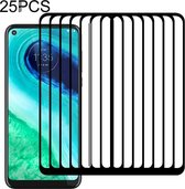 Voor Motorola Moto G Fast 25 PCS Full Glue Full Screen Tempered Glass Film