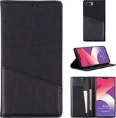 Voor OPPO A3s MUXMA MX109 horizontale flip lederen tas met houder en kaartsleuf en portemonnee (zwart)