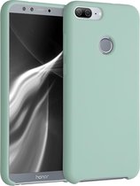 kwmobile telefoonhoesje voor Honor 9 Lite - Hoesje met siliconen coating - Smartphone case in mat mintgroen