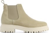 Red Rag Vrouwen Suède  Chelsea boots / Laarzen / Damesschoenen 71120 - Beige - Maat 36