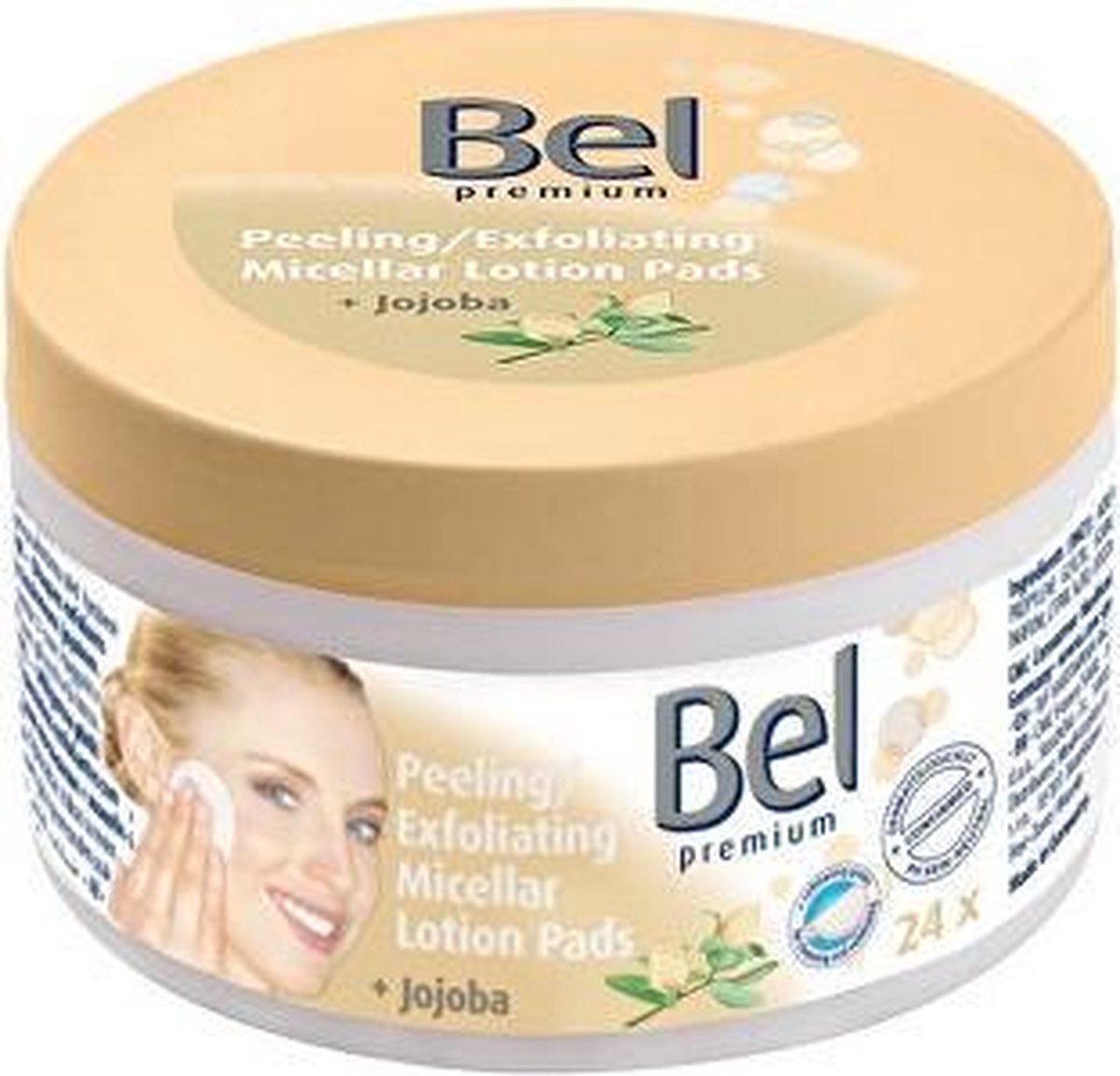 Bel - Lotion Pads (Jojoba, 24 ks) Peeling wet wipes -