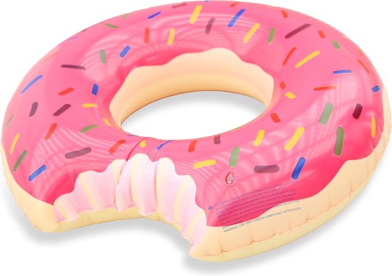 Opblaasbare Donut Opblaasband - 60cm - Geschikt voor in het zwembad -  Opblaasbaar... | bol.com