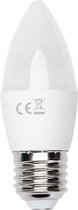 LED Lamp - Smart LED - Igna Exona - Bulb C37 - 7W - E27 Fitting - Slimme LED - Wifi LED - Aanpasbare Kleur - Mat Wit - Glas