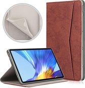 Voor Huawei Honor V6 Marmeren Doek Textuur Horizontale Flip Leren Case met Kaartsleuf & Houder (Bruin)