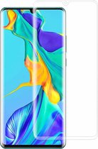 Edge Glue 3D Curved Edge Full Screen Tempered Glass Film voor Huawei P30 Pro (transparant)