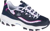 Skechers D'Lites Dazzling Canvas 149236-NVPR, Vrouwen, Marineblauw, Sneakers, maat: 38 EU