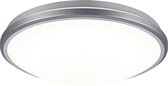 LED Plafondlamp met Bewegingssensor - Torna Alca - Opbouw Rond 12W - Warm Wit 3000K - 360° - Mat Titaan