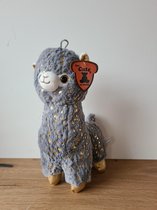 Pluche Alpaca knuffel met gouden spots (30CM hoog)