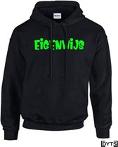 Hoodie | Karakter | Eigenwijs05 | Kids - fluor green, XL 12/14(47cm)