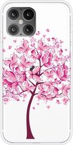 Apple iPhone 12 Pro Hoesje - Mobigear - Design Serie - TPU Backcover - Butterfly Tree - Hoesje Geschikt Voor Apple iPhone 12 Pro