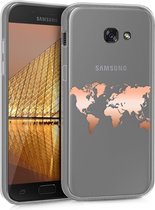 kwmobile telefoonhoesje voor Samsung Galaxy A5 (2017) - Hoesje voor smartphone - Wereldkaart design