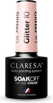 Claresa UV/LED Gellak Glitter #10 – 5ml.