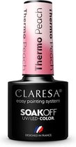 Claresa UV/LED Gellak Thermo Peach – 5ml.