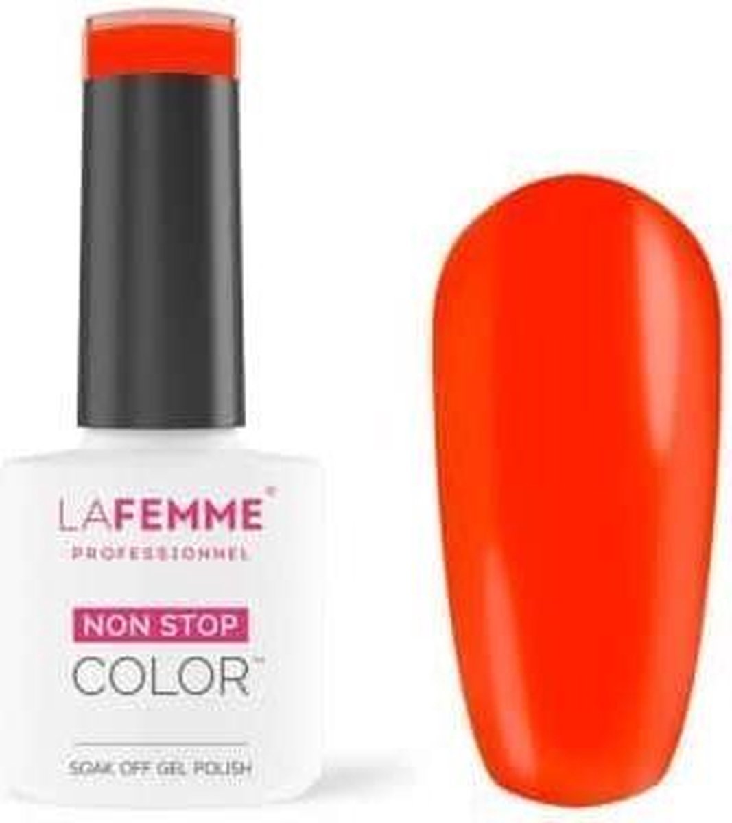 La Femme Gel Polish UV-LED/ HEMA free/ Vegan/ 7Free/ H103/Neon Orange