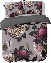 Y-NOT - Dark Romance - Dekbedovertrek - Katoensatijn - Lits Jumeaux - 240x200/220 cm - Roze