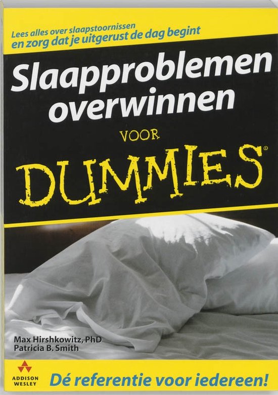 Cover van het boek 'Slaapproblemen overwinnen voor Dummies' van P. Smith en M. Hirshkowitz