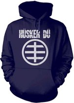 Hüsker Dü Hoodie/trui -S- Circle Logo 1 Blauw